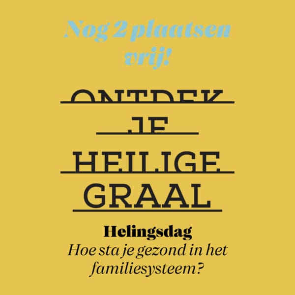 Helingsdag | Hoe sta je gezond in het familiesysteem? | 14 juni | Driebergen